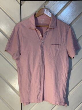 J. Crew Men’s Dusty Pink Short-Sleeve Polo